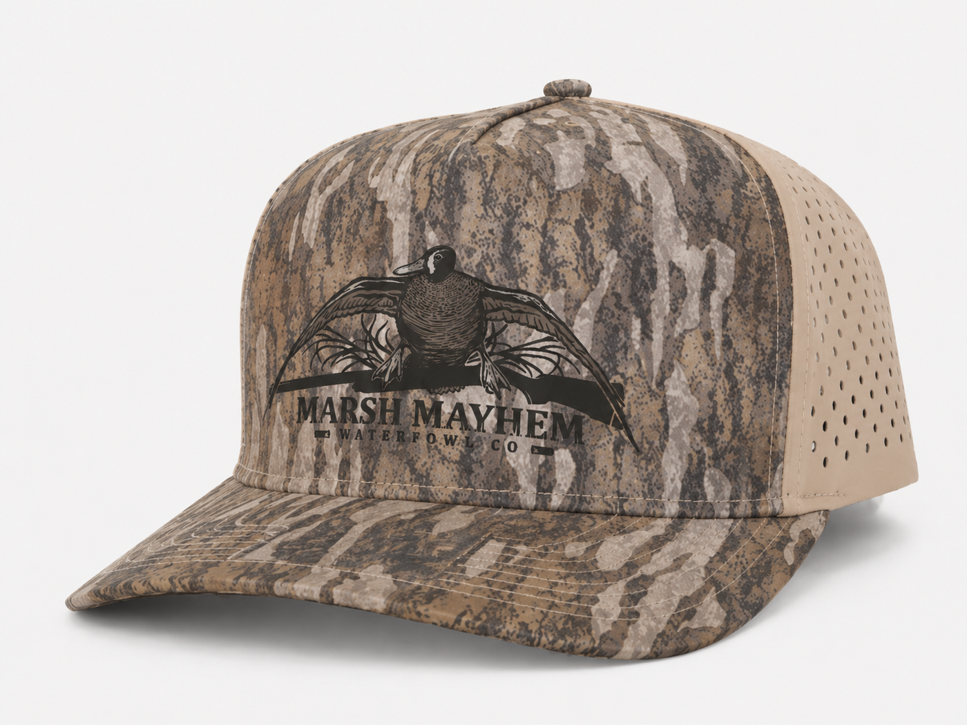 Marsh Mayhem Timber Camo Snapback