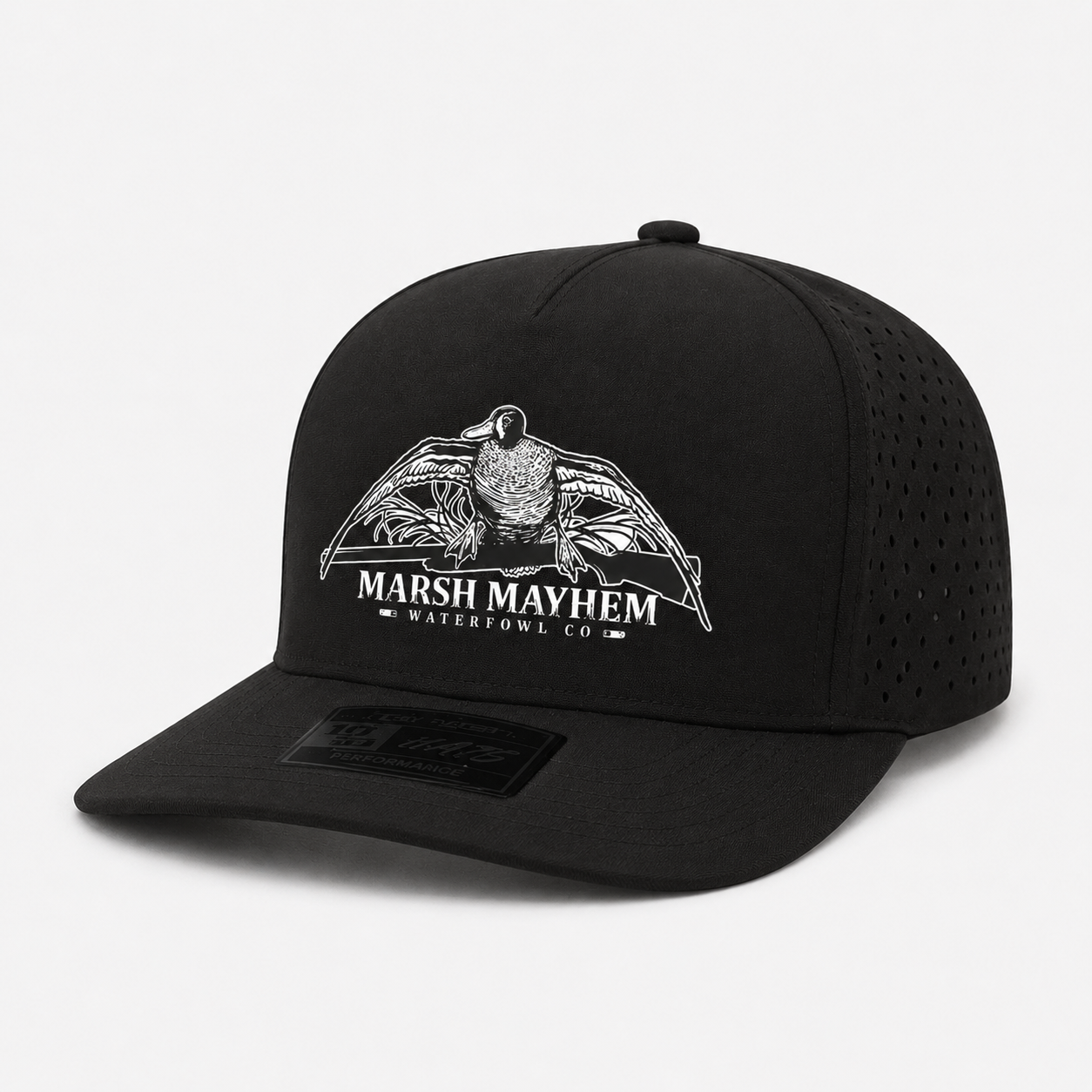 Marsh Mayhem Black Snapback