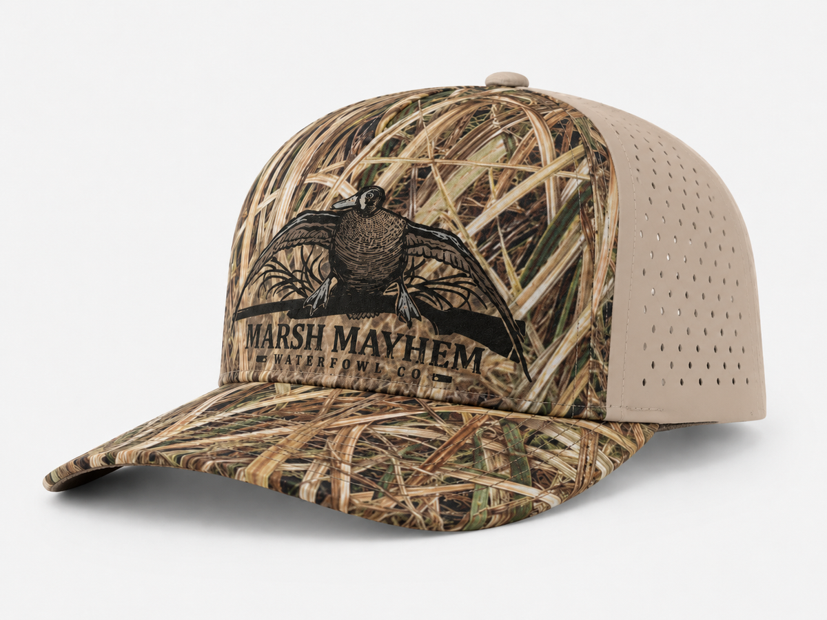 Marsh Mayhem Grass Camo Snapback